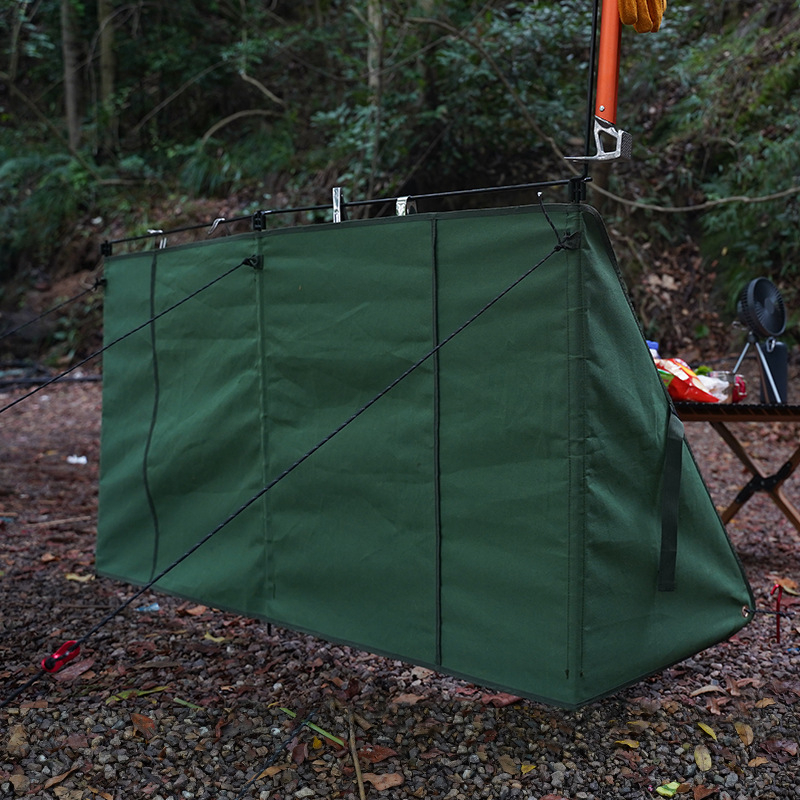 Barieră uriașă anti-vânt pentru camping și picnic, ecran de protecție pentru foc de tabără și grătar