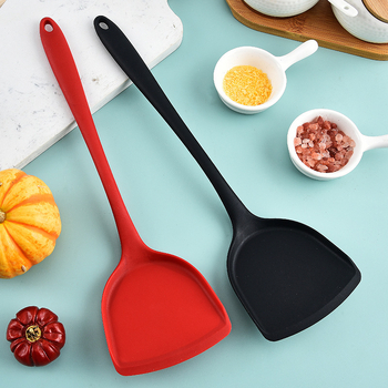 Spatulă din silicon, monobloc pentru gătit, antiaderentă, rezistentă la temperatură, ustensile de bucătărie