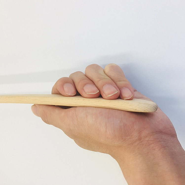 Spatula mare din lemn de fag, mâner lung, ustensile de bucătărie din lemn