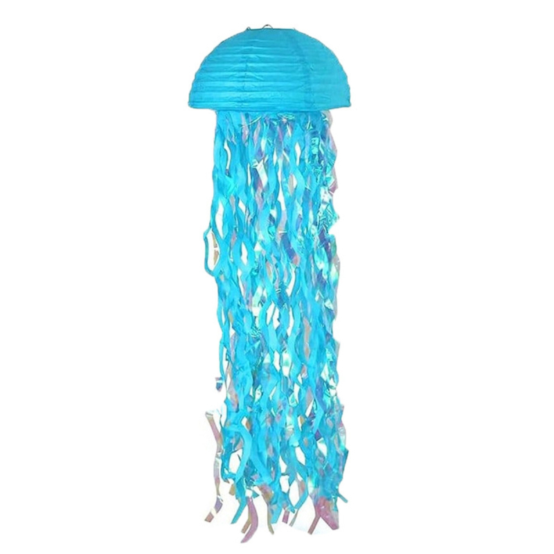 Felinar semicerc colorat în formă de meduză pentru decor