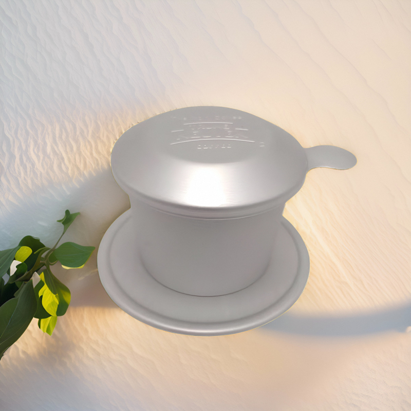 Cană din aluminiu pentru cafea drip, preparare manuală, portabilă pentru exterior și muncă