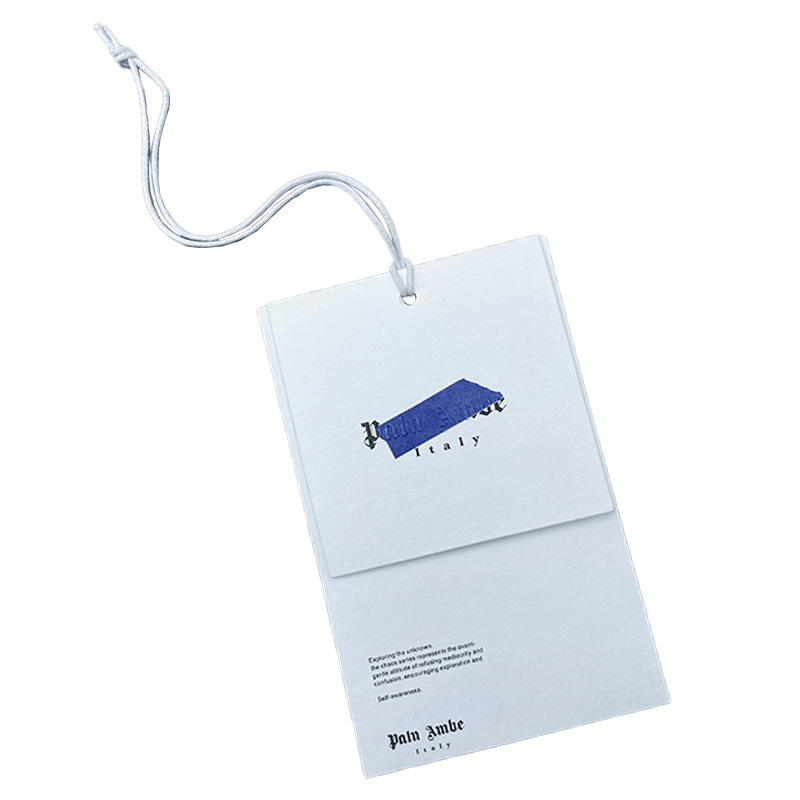 Etichete pentru haine din carton rigid, aspect premium, etichete personalizabile cu design la comandă
