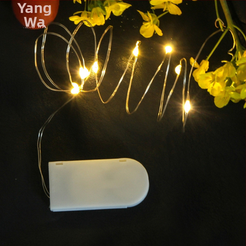 Șir de lumini LED cu nasturi, fără șuruburi, decor ornamental în cutie cadou, lumini colorate de Crăciun cu motiv floral