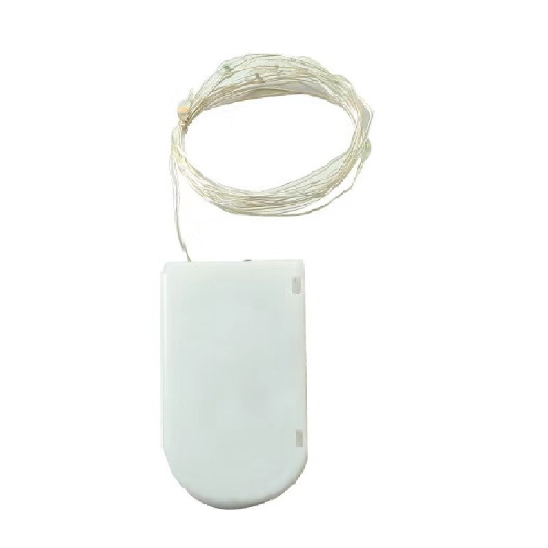 Șir de lumini LED cu nasturi, fără șuruburi, decor ornamental în cutie cadou, lumini colorate de Crăciun cu motiv floral