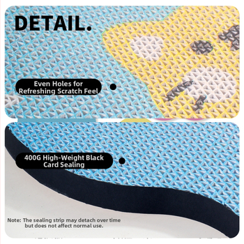 Placă de zgâriere pentru pisici din carton ondulat alb, design floral proaspăt, montare pe perete, rezistent la uzură, fără scămoșare
