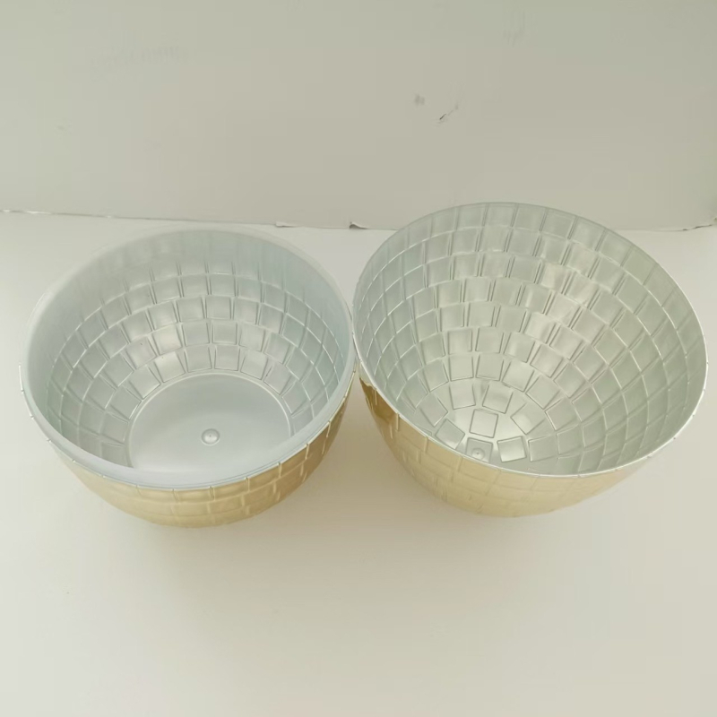 Ou de Paște deschis, coajă placată cu aur, mare, 10 inch, decor festiv, set pentru copii