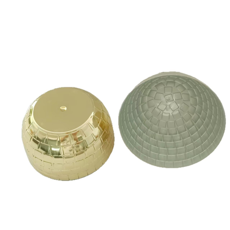 Ou de Paște deschis, coajă placată cu aur, mare, 10 inch, decor festiv, set pentru copii