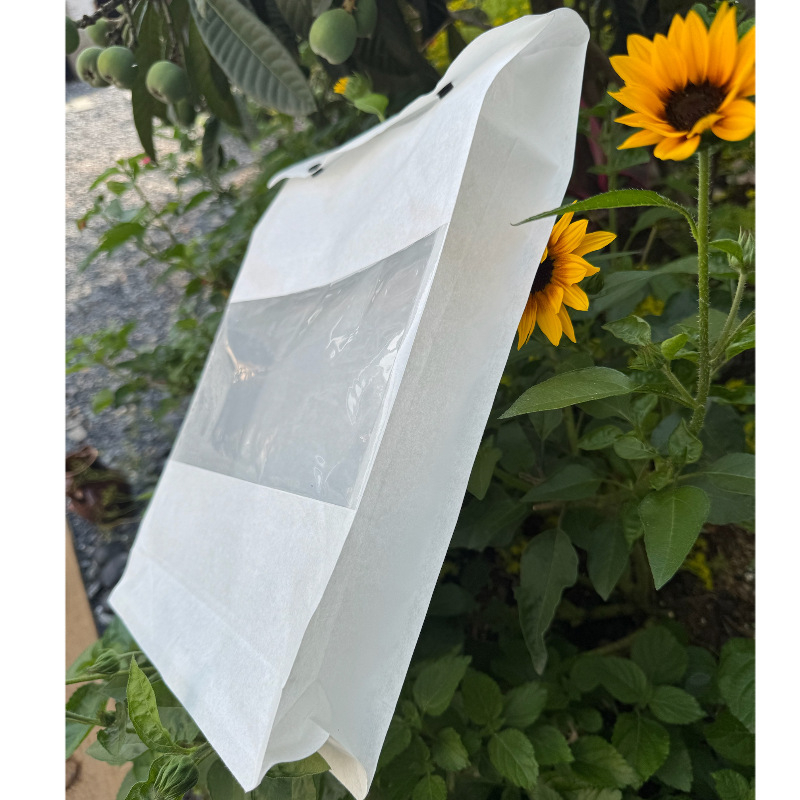Ambalaj ecologic pentru haine din hârtie de bumbac, pentru jeanși, pulover și cămașă, cu închidere ascunsă, biodegradabil, imprimare a logo-ului