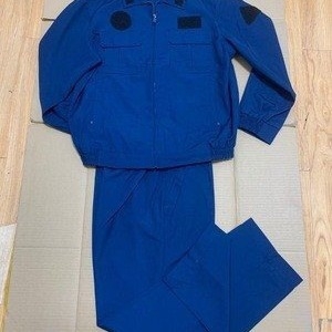 Set de echipament pentru echipajul la sol, bărbați, albastru, anti-static, rezistent la ulei, poliester-cotton.