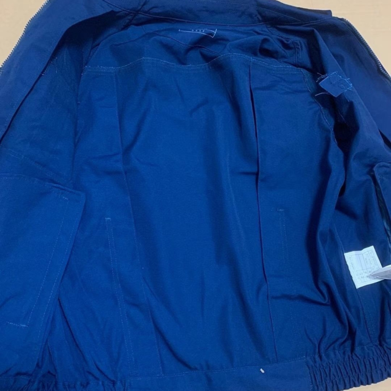 Set de echipament pentru echipajul la sol, bărbați, albastru, anti-static, rezistent la ulei, poliester-cotton.