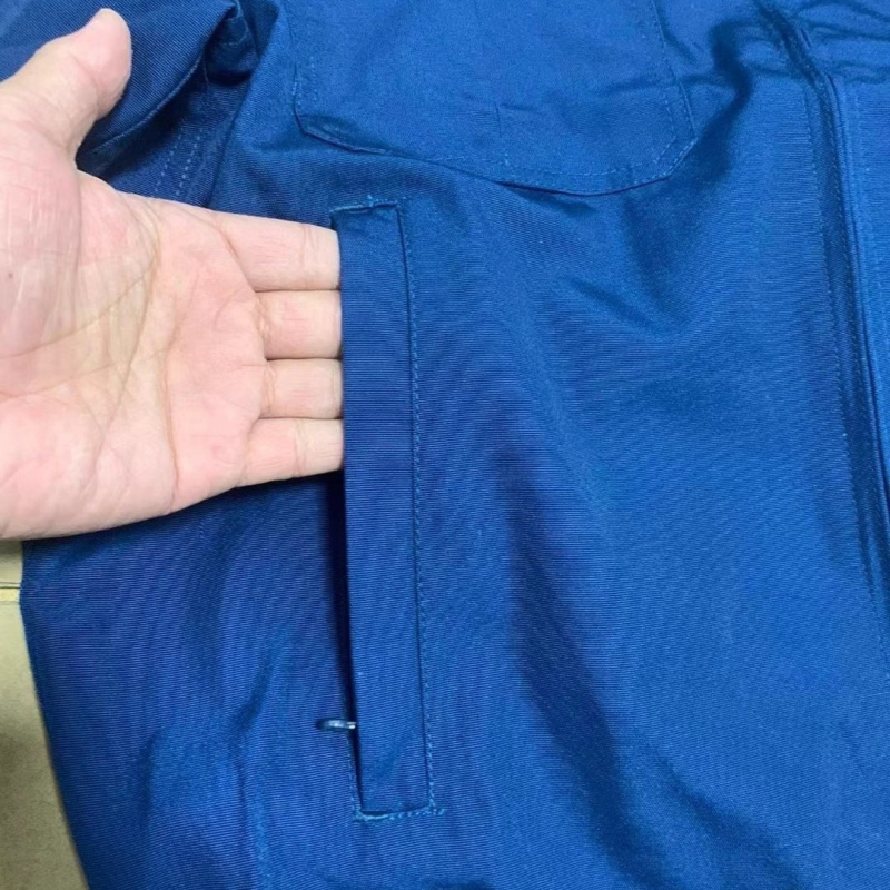 Set de echipament pentru echipajul la sol, bărbați, albastru, anti-static, rezistent la ulei, poliester-cotton.