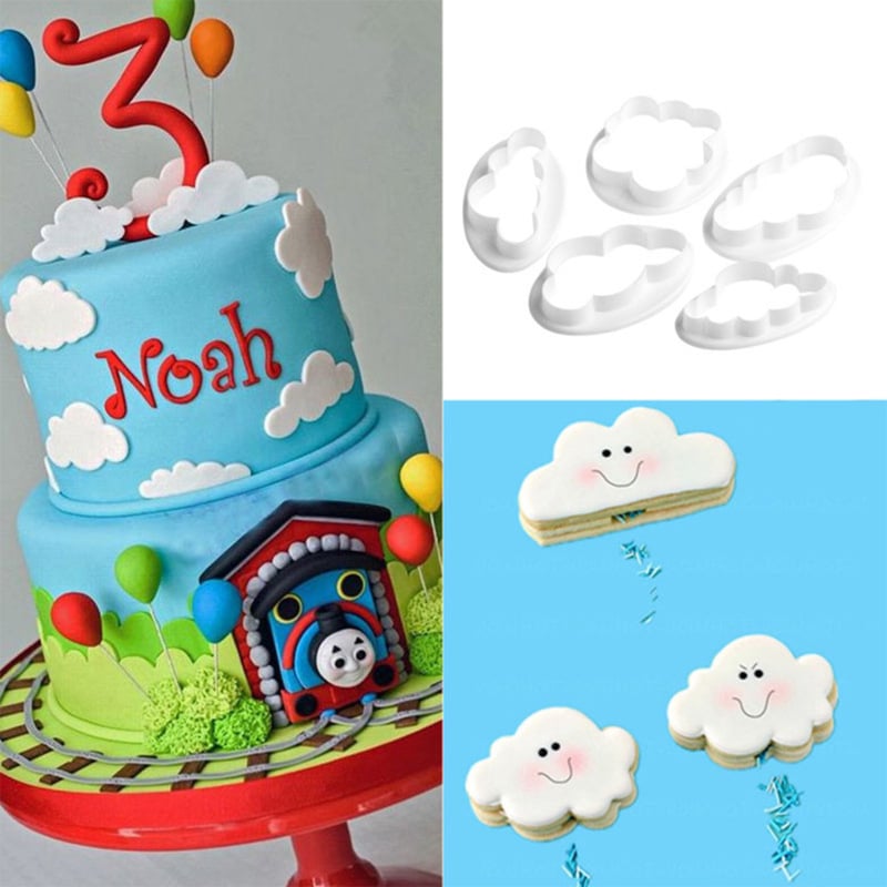 Formă pentru chifle la abur cu motiv nor – realizată manual, formă pentru chifle cu legume și fructe, tăietor pentru fursecuri, instrument pentru fondant și prăjituri