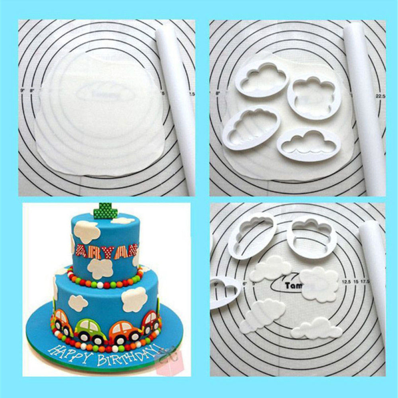 Formă pentru chifle la abur cu motiv nor – realizată manual, formă pentru chifle cu legume și fructe, tăietor pentru fursecuri, instrument pentru fondant și prăjituri