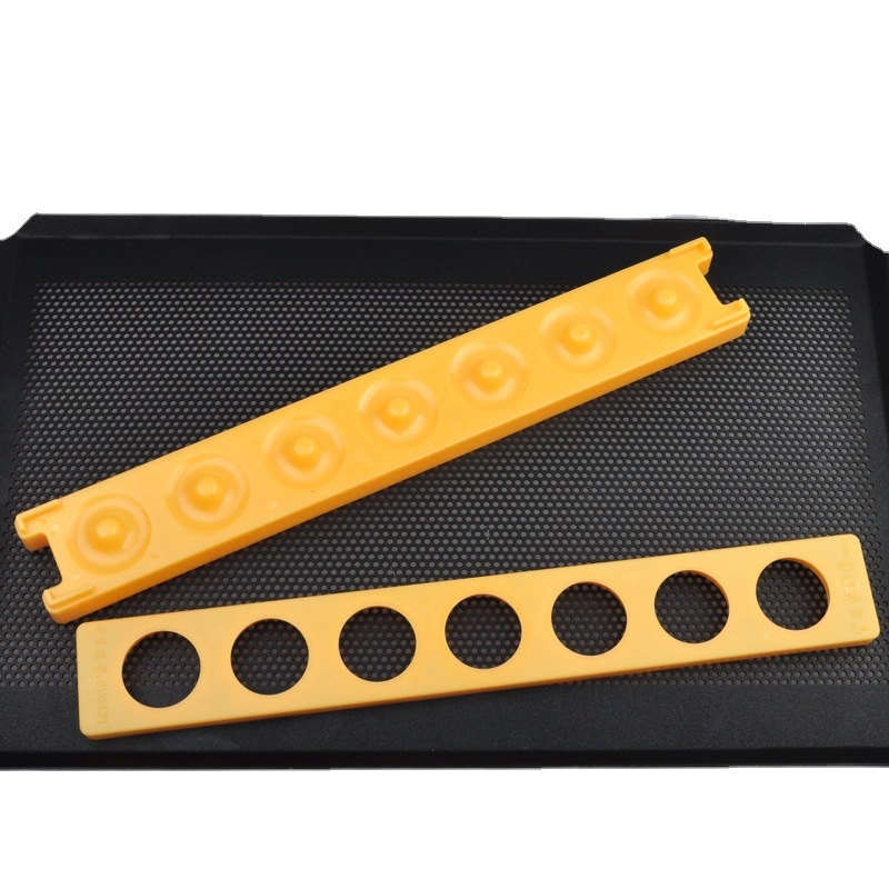 Formă de copt din plastic cu 6 găuri, mărime medie, Peach Crisp formă, formă de migdale și formă de biscuiți