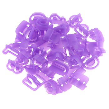 Set 40 forme din plastic pentru biscuiți cu caractere alfabetice și numerice pentru decorarea torturilor cu fondant – ustensile pentru cofetărie DIY