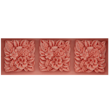 Formă de tort din silicon cu buchet de flori pentru decor DIY fondant și cofetărie, H1697