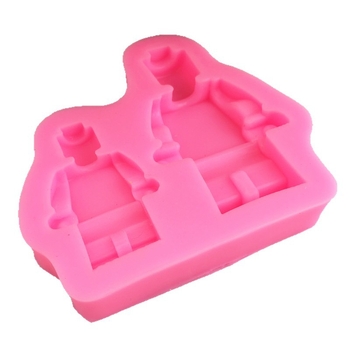Formă din silicon pentru prăjituri în formă de robot, dimensiuni variate, pentru decorare cu fondant și cofetărie DIY