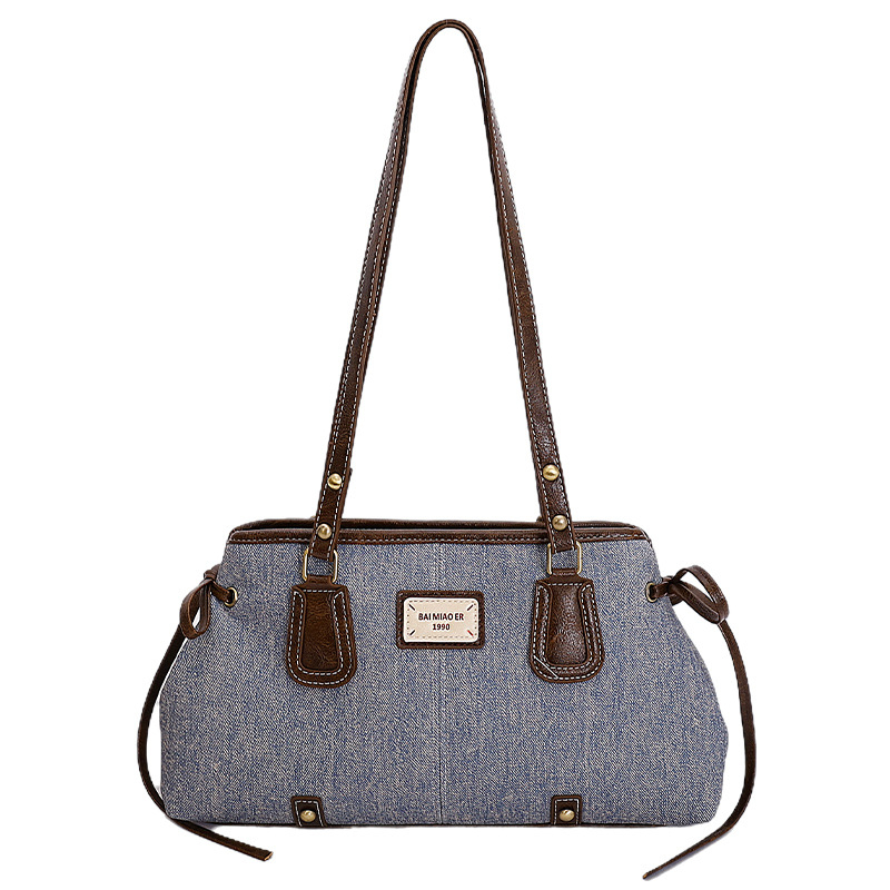 Geantă de umăr pentru femei, din piele PU, capacitate mare, design minimalist pentru utilizare zilnică