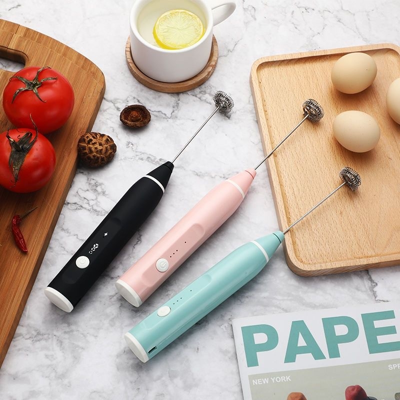 Mixer de mână electric pentru ouă și spumator de lapte – mini mixer de bucătărie pentru cafea