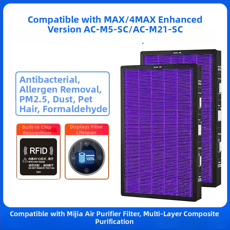 Element de filtru pentru Xiaomi Mijia Air Purifier Max – filtru 4MAX AC-M11-SC pentru îndepărtarea formaldehidei