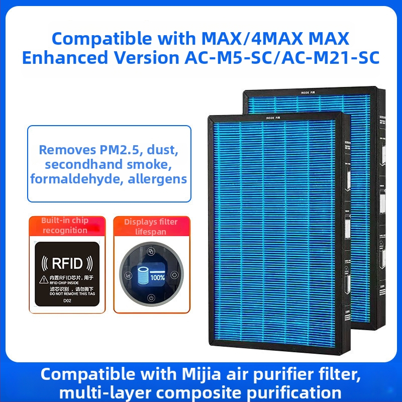 Element de filtru pentru Xiaomi Mijia Air Purifier Max – filtru 4MAX AC-M11-SC pentru îndepărtarea formaldehidei