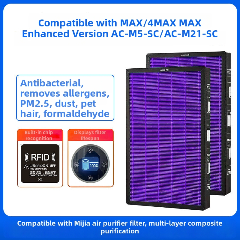 Element de filtru pentru Xiaomi Mijia Air Purifier Max – filtru 4MAX AC-M11-SC pentru îndepărtarea formaldehidei