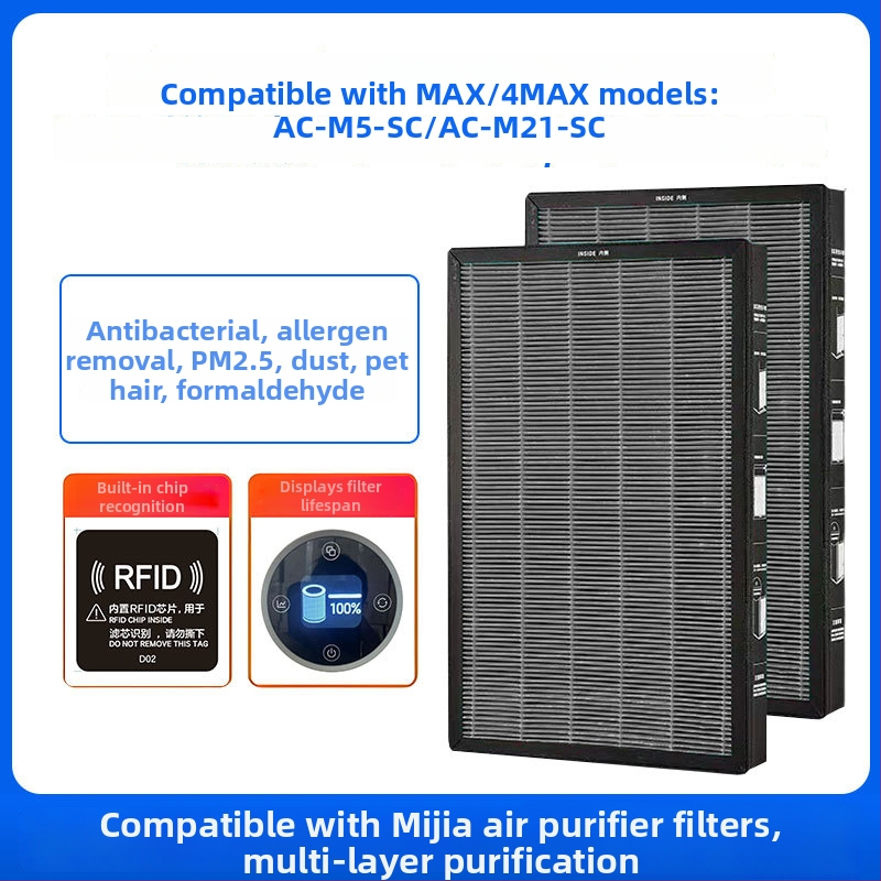 Element de filtru pentru Xiaomi Mijia Air Purifier Max – filtru 4MAX AC-M11-SC pentru îndepărtarea formaldehidei