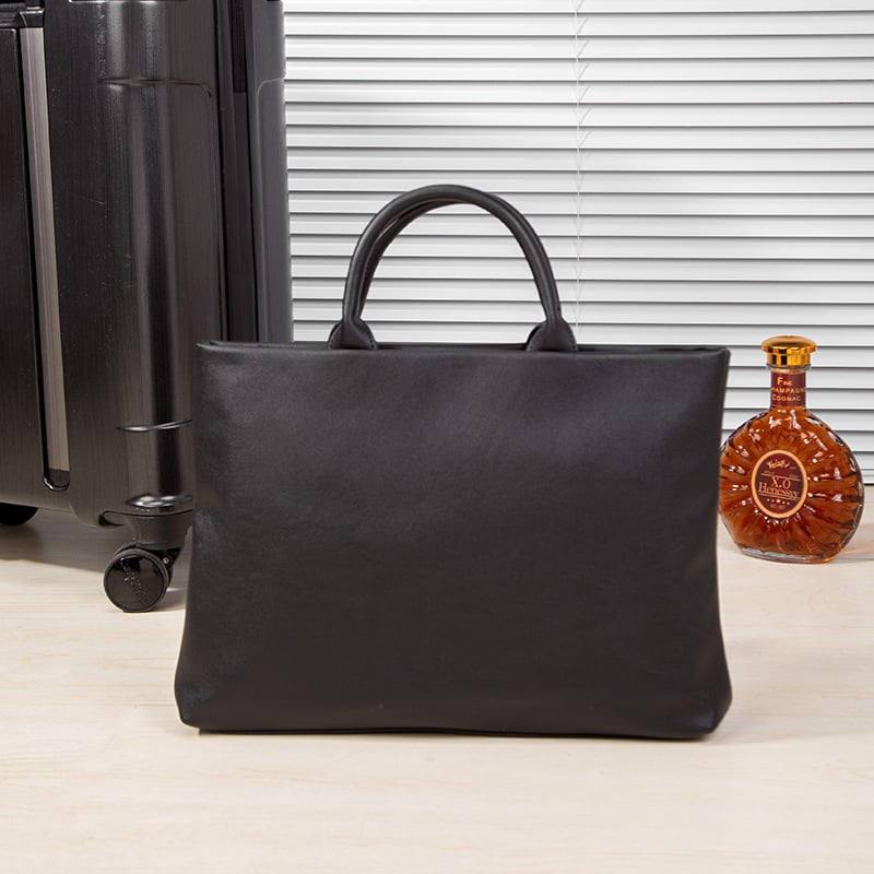 Geantă de bărbați ușoară pentru laptop de 13 inch, capacitate mare, geantă de afaceri din PU