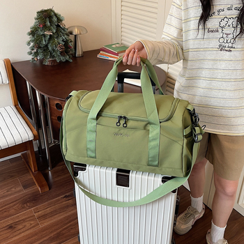 Geantă sport Zhanda cu separare umed/uscat, unisex, pentru călătorii și sală, capacitate 20–35L, ușoară, material Oxford, respirabilă, impermeabilă, compartiment pentru pantofi