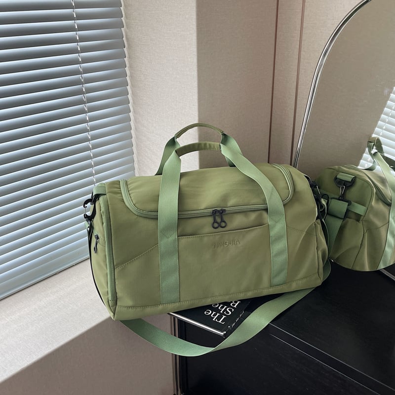 Geantă sport Zhanda cu separare umed/uscat, unisex, pentru călătorii și sală, capacitate 20–35L, ușoară, material Oxford, respirabilă, impermeabilă, compartiment pentru pantofi