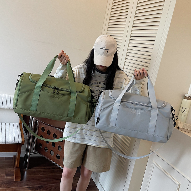Geantă sport Zhanda cu separare umed/uscat, unisex, pentru călătorii și sală, capacitate 20–35L, ușoară, material Oxford, respirabilă, impermeabilă, compartiment pentru pantofi