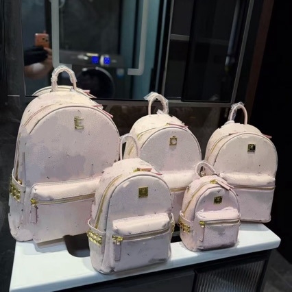 MC geantă tote de înaltă calitate cu imprimeu de coș, unisex, clasică cu ținte metalice, mare capacitate pentru călătorii