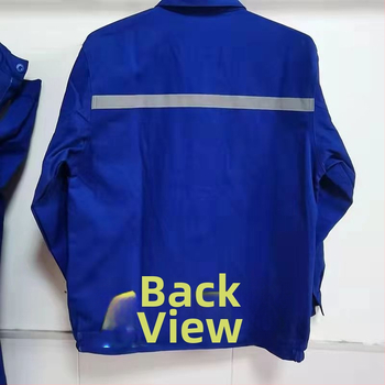 Costum de lucru din bumbac, mâneci lungi, pentru primăvară și toamnă, personalizabil cu logo, cu proprietăți de evacuare a umezelii.