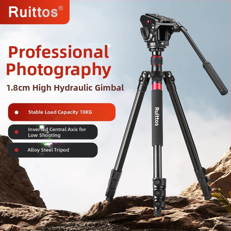 Stabilizator gimbal hidraulic pliabil pentru trepied, pentru camere DSLR și mirrorless