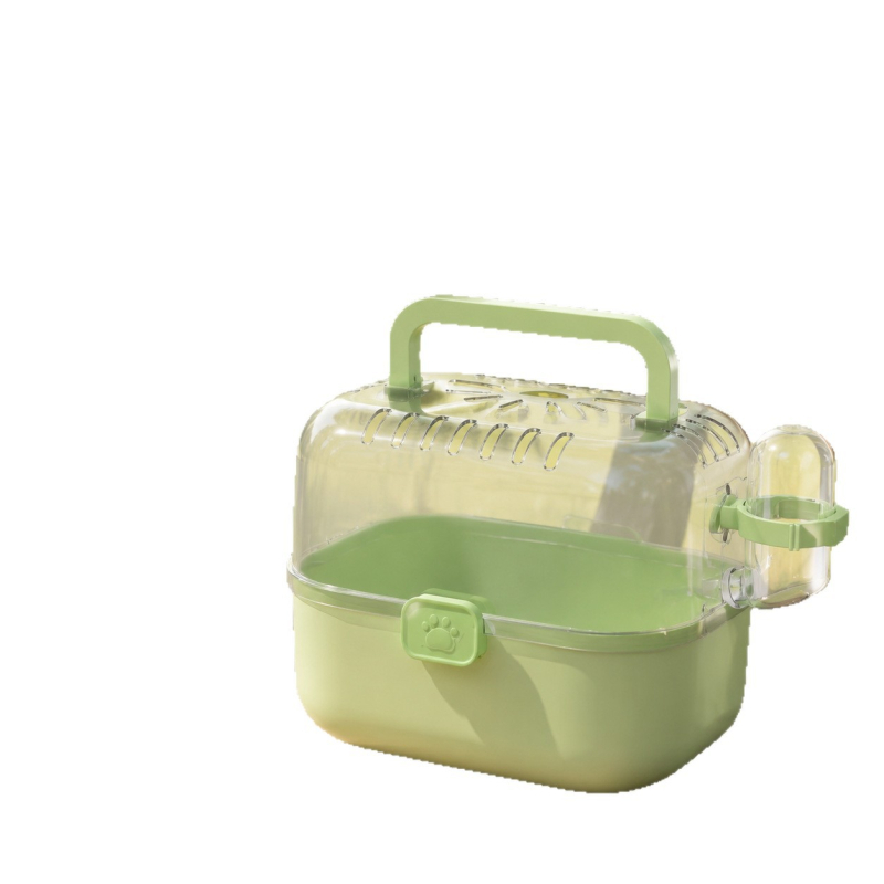 Cușcă transparentă portabilă pentru hamster, spațiu amplu pentru ieșiri în aer liber