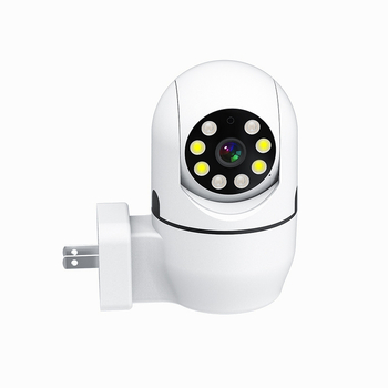 Cameră de supraveghere indoor, plug‑and‑play, Wi‑Fi 1080p, Tuya Smart, cameră 360° pentru casă