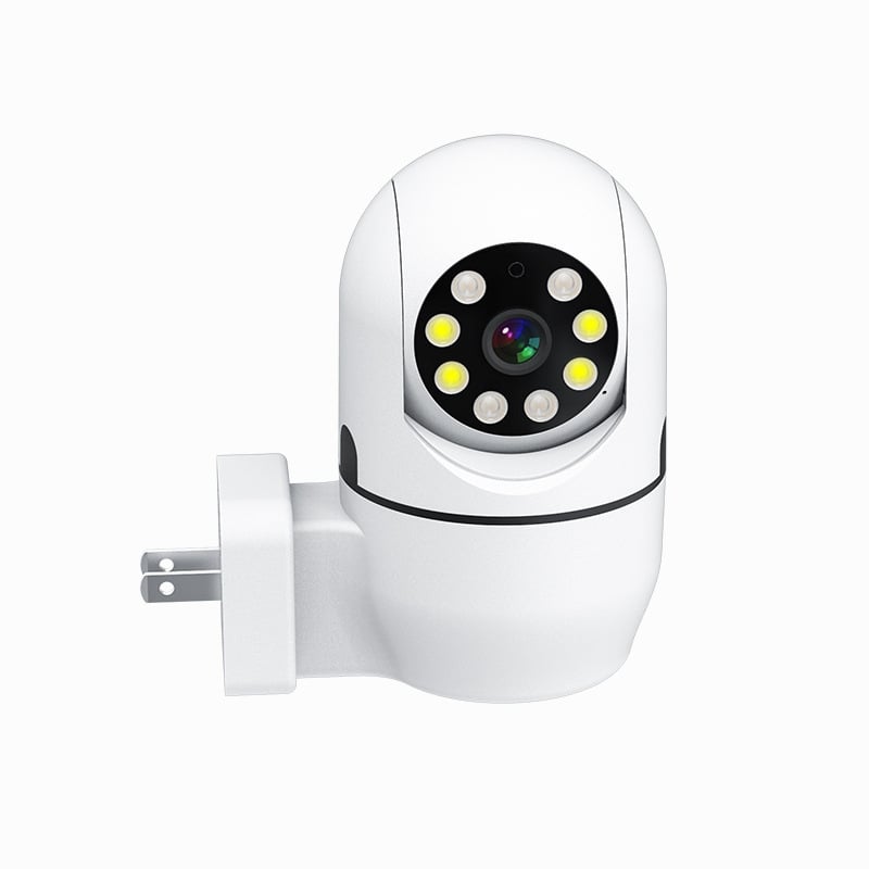 Cameră de supraveghere indoor, plug‑and‑play, Wi‑Fi 1080p, Tuya Smart, cameră 360° pentru casă