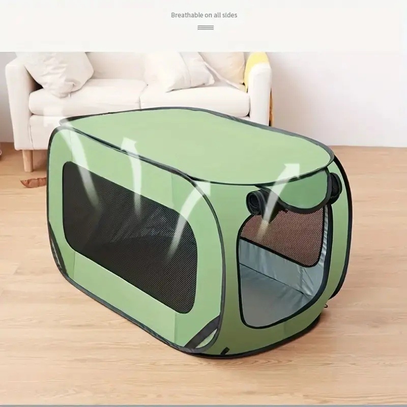 Cușcă auto pentru animale din material Oxford, portabilă, pliabilă, pentru pisici și câini, utilizare în interior și exterior
