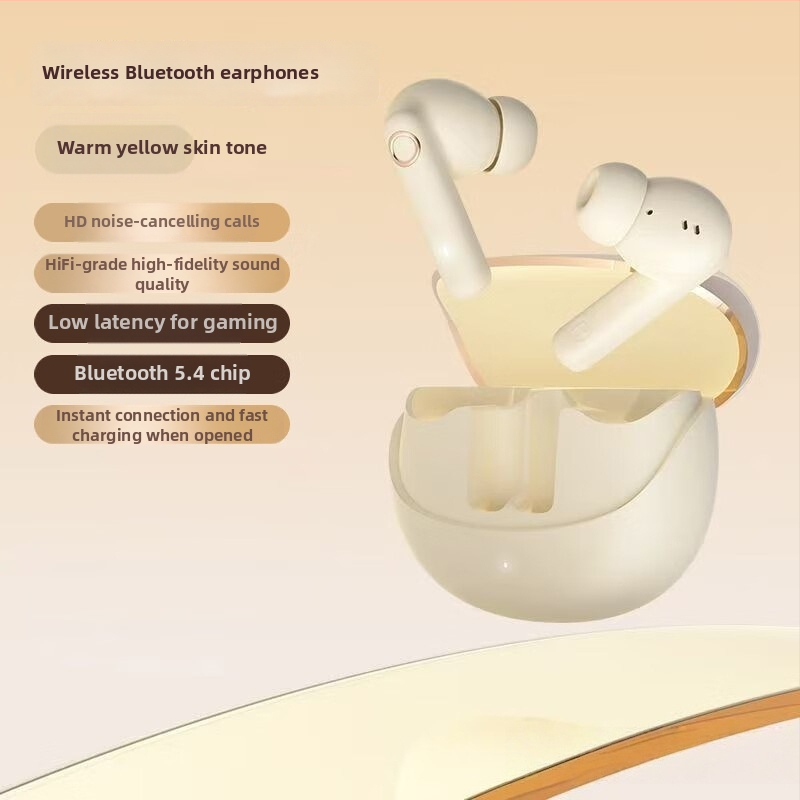 Căști Bluetooth pentru gaming cu latență redusă, design semi in-ear, reducere a zgomotului pentru apeluri, durată mare de viață a bateriei, S12