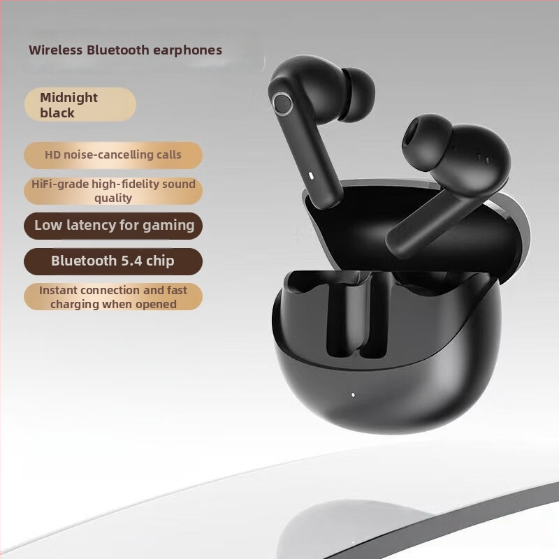 Căști Bluetooth pentru gaming cu latență redusă, design semi in-ear, reducere a zgomotului pentru apeluri, durată mare de viață a bateriei, S12