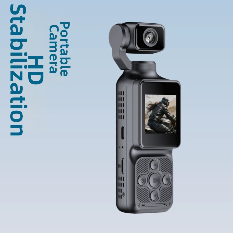 Ručná kamera Frompro Q3x so stabilizáciou pre fotografie a videá, kompaktná vlogovacia kamera na outdoorovú cyklistiku