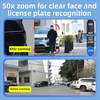 Cameră IP exterior 360° cu vizionare HD nocturnă, acces de la distanță pe telefon