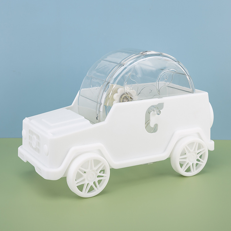 Roata de alergat pentru hamster, în formă de mașinuță, jucărie din plastic