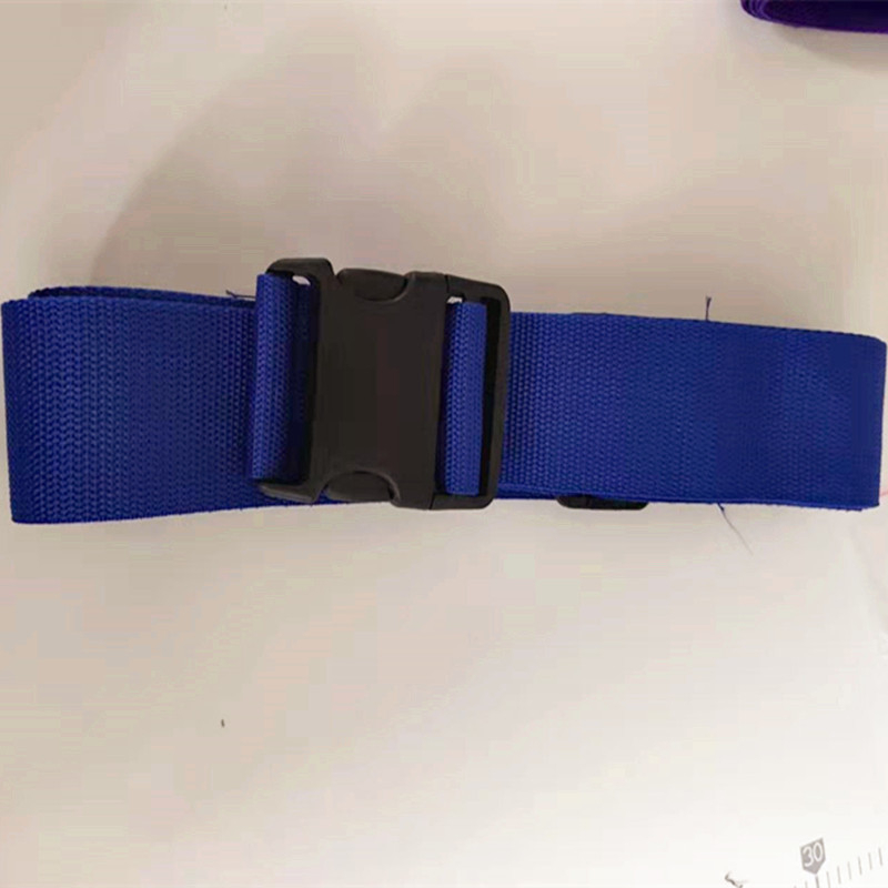 Bandă de ambalare pentru bagaje, multicolor, cu pangă PP și cataramă din plastic, lățime 50 mm, lungime 1,95 m