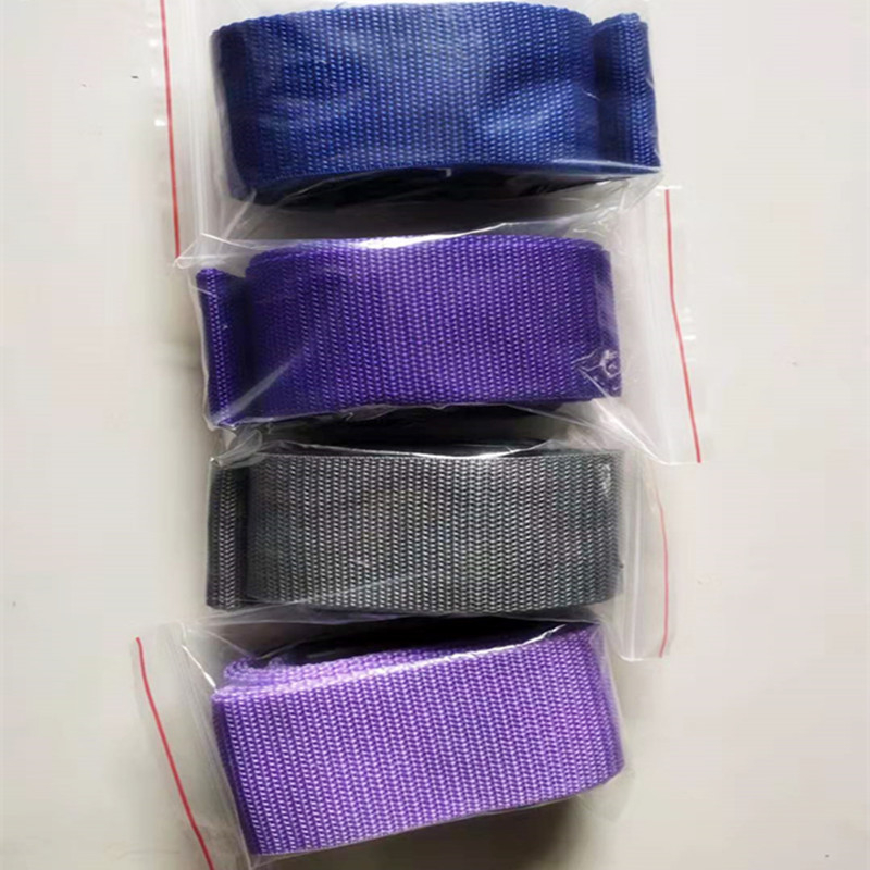 Bandă de ambalare pentru bagaje, multicolor, cu pangă PP și cataramă din plastic, lățime 50 mm, lungime 1,95 m
