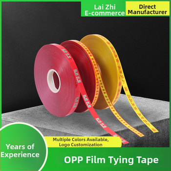 Bandă OPP pentru ambalare automată, bandă de legare cu topire fără adeziv, bandă film transparentă, plastic