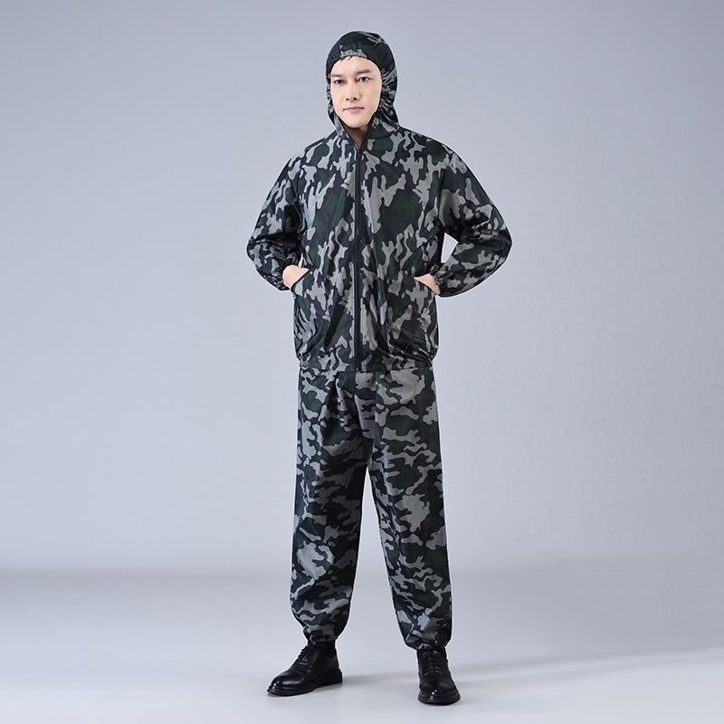 Costum de protecție unisex cu glugă pentru corpul întreg, anti-praf și antiulei, croială lejeră, rezistent la uzură și la murdărie, potrivit pentru fabrici, vopsire cu spray și reparații auto, poliester.