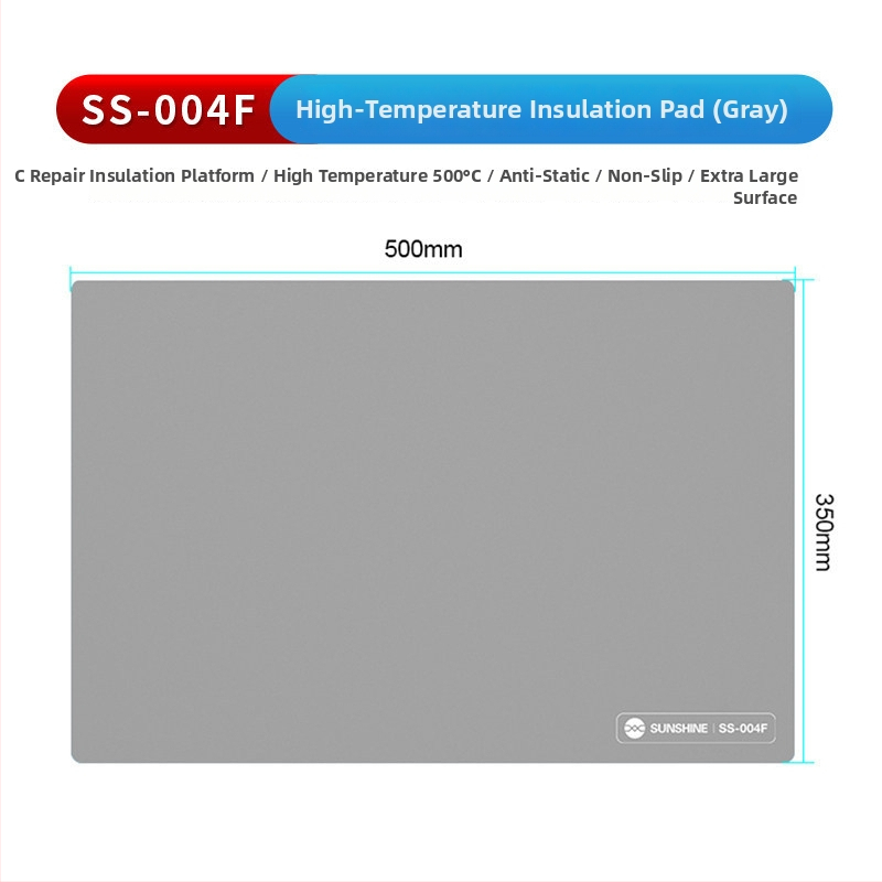 SS-004F Placă de lucru din silicon anti-statică, rezistentă la temperaturi înalte, pentru reparații la telefoane mobile