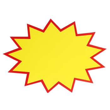 Etichetă de preț și autocolant exploziv pentru supermarket