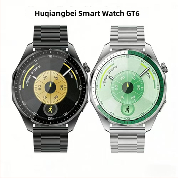Ceas inteligent Watch6Pro cu monitorizarea ritmului cardiac, tensiune arterială, pedometru, monitorizare somn, apeluri Bluetooth și notificări de mesaje – GT6